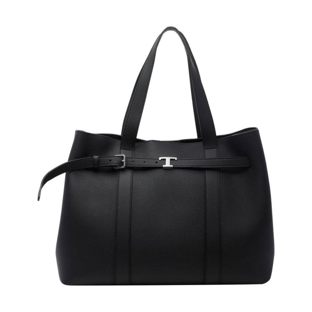 Tod's Men Medium Leather Hobo Bag With T Timeless Logo